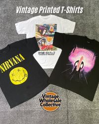 🔴 Vintage Bedruckte T-Shirts - (14/09)