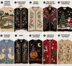 Vintage Christmas Sweaters – Ugly Christmas Jumper..