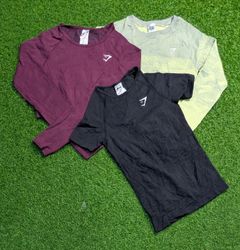 7027 - Gymshark Crop Tee and half and full sleeve ..
