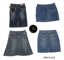 Denim Midi Skirt – Women’s Premium Y2K Vintage Fas..