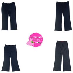 Y2K  Strip Poly Pants
