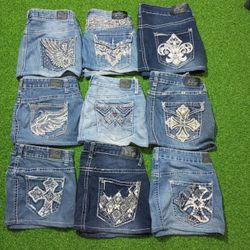 LOVE INDIGO MINI MICRO SKIRT (C 355)
