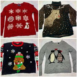 Y2K Vintage Christmas Novelty Sweater Bundle VR438