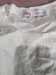 Zara Plain White Embroidered Logo T-Shirts | Mixed..