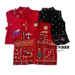 Vintage Christmas & Cottagecore Sweater Bundle | 1..