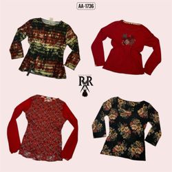 Y2k Romantic Grunge Full Sleeve Tops (AA-1736)