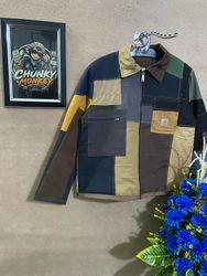 Veste patchwork Carhartt upcyclée 🐒🐒