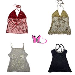 Embellished Sequin Camisole Tops (IB-031)