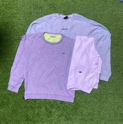 Lacost , polo , adidas sweatshirt