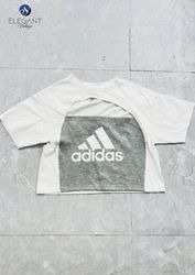 UPCYCLED Adidas Cropped T-Shirts - EVR0567