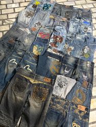 Japanese tattoo jeans mix (branded and unbranded)