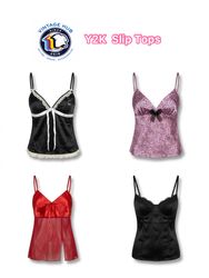 Y2K Slip Tops