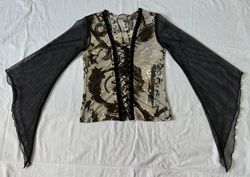 Y2K Long Sleeves Top Blouse B# 406