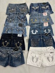 Miss Me, True Religion, Rock Revival Mix Shorts