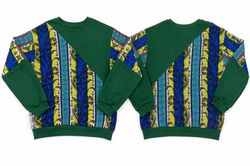 CR2008 Upcycled Contrast Panel Sweatshirt