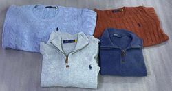 Ralph Lauren Sweaters 1/4 Zip and Cable Knit #U004