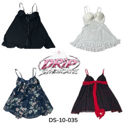 Y2K Baby Doll Camisole For Cute Looks (DS-10-035)