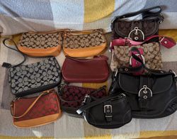 Coach 10 bags