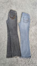 **Y2K Embroidered Jeans – Classic 2000s Flare Styl..