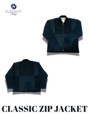 Upcycled Classic Denim Zip Jackets - EVR0251
