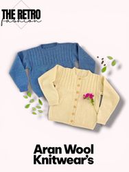 Aran Wool Knitwear’s.      #346
