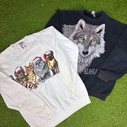 Pro Vintage Printed Sweatshirts (ZRS:94)