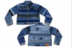 CR2092 Upcycled Denim Panel Jacket