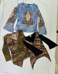 Y2K Long Sleeve Top Blouse B # 336