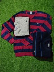 Lacoste sweater mix hoodie