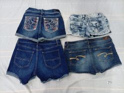 CR10636 Y2K Mini Denim Shorts