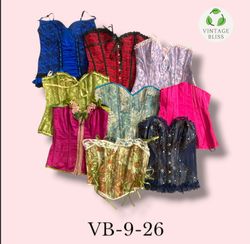 Y2K Vintage Printed Corset Wholesale Bundle Assort..