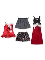 (FV-2513)     Gothisches Y2K Statement Kleid & Roc..
