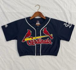 Upcycle Baseball Jersey Crop Top (Dv-10-11)