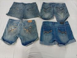 CR10798 Y2K Mini Denim Shorts