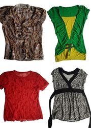 Y2K half sleeve tops 10 pcs