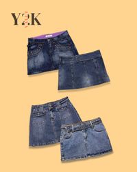 Y2K Jean Mini Skirt Bundle (Yv-739)
