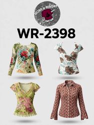 Y2k earthy tone tops WR-2398