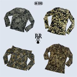 Y2K Earthy Grunge Full Sleeve Tops (AA-1245)