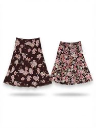 (FV-2169) Y2K Floral Mini & Midi Skirts Mix | 90s ..