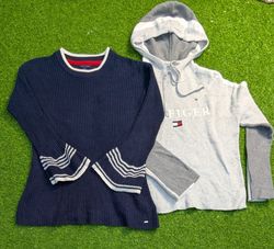 7987 : Tommy Hilfiger Full Sleeve T-shirt Hoodie a..