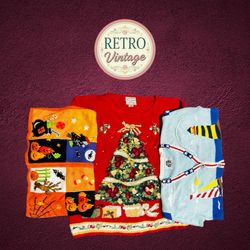 Christmas vintage & unique jumper style |E|