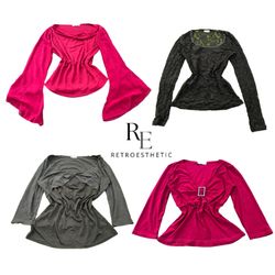 Y2K Nature Vibe Girl Full Sleeve Top RE-3723