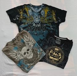 CR12311 Vintage Skull T-Shirts