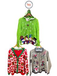 Vintage Christmas Cardigans and Jumpers LX518