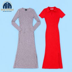 Winter Knit Midi and Maxi Dresses