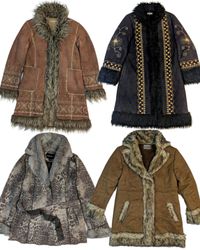 Vintage Y2K Afghan Coats (TR-1029)