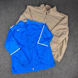 NIKE,COLUMBIA,CHAMPIONS & OTHER BRANDS WIND BREAKE..