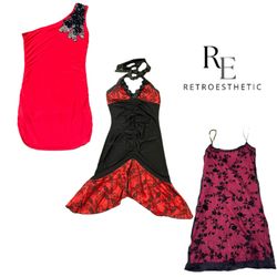 Y2K Unique Girl Maxi Dress RE-3650