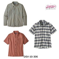 DSV-10-306 Patagonia Short Sleeve Plaid Shirts