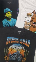 Marvel Harley-Davidson Graphic Printed T-Shirts